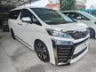 Recon 2020 Toyota Vellfire 2.5 ZG Unregistered with Sunroof, 5 YEARS Warranty