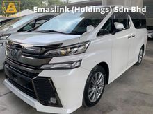 2017 Toyota Vellfire 2.5 ZA Golden Eyes Special Edition Unregister 360 Surround Camera Pre-Crash Safety Alert Local KL AP