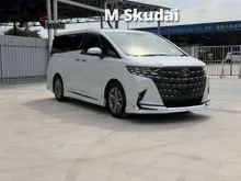 2025 Toyota Alphard 2.5 Z AUTO STEP SUNROOF 2PD 7SEATER 5K KM 5YRS TOYOTA WARRANTY