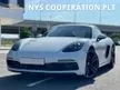 Recon 2019 Porsche 718 2.0 Cayman Coupe Turbo PDK Unregistered 20 Inch Carerra S wheel Sport Exhaust System Sport Design Package Bose Sound System PDLS