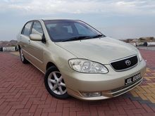 2002 Toyota Corolla Altis 1.8 G Sedan, FULL sound insulation, ALL original engine parts