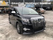 2017 Toyota Alphard 2.5 G S C Package MPV ALPINE MONITOR PRE CRASH STOP SYSTEM AUTO CRUISE 360 SURROUND CAMERA POWER BOOT FREE WARRANTY