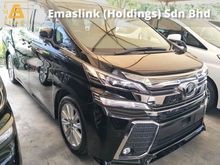 2016 Toyota Vellfire 2.5 ZA SUNROOF MOONROOF POWER BOOT 360 SURROUND CAMERA 2 POWER DOOR AUTO CRUISE FREE WARRANTY