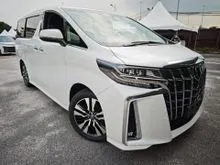 2022 Toyota Alphard 2.5 SC ORI 18K KM S/ROOF DIM BSM UNREG