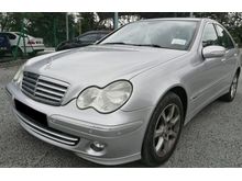 MERCEDES BENZ C200K 1.8(A) BLACK TOP ALL IN GOOD CONDITIONS TIP TOP