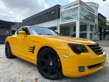 WHISPERS ORANGE PRE OWNED CHRYSLER CROSSFIRE 3.2 V6 CLONE OF MERCEDES BENZ LAST GENERATION OF SLK MODEL SUPERB CONDITION