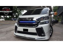 Toyota Vellfire 3.5 MODELLISTA,1 YEAR WARRANTY NEW FACELIFT 2013,PILOT SEATS,2 POWER DOORS,SUN MOON ROOF,POWER BOOT,BEIGE INTERIOR,ONE DATIN OWNER