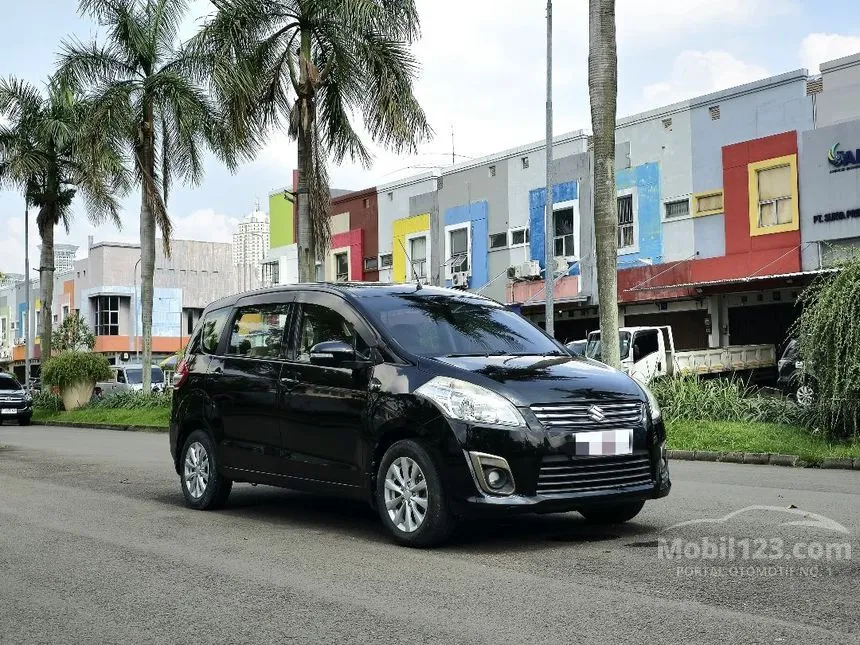 Jual Mobil Suzuki Ertiga 2015 GX 1.4 di Banten Manual MPV Hitam Rp 125.000.000