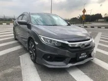 OTR PRICE 2017 Honda Civic 1.8 (A) S Sedan 1 OWNER FULL SERVICE EXT 3 YRS WARRANTY