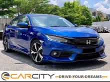 2018 Honda Civic 1.5 TC VTEC Premium Sedan TC-P GENUINE LOW MILEAGE