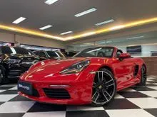 2017 Porsche 718 2.0 Boxster Convertible Reg.2018 Red On Black Km5000 Perfect Cabriolet Soft Top Full Option #AUTOHIGH #BEST DEAL
