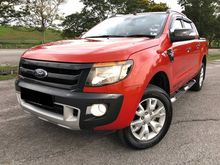 Ford Ranger 2.5 (a) xlt 4x4 high spec 2015 Tip Top