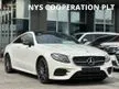 Recon 2020 Mercedes Benz E300 2.0 Turbo Coupe AMG LINE PREMIUM PLUS Unregistered Dual Zone Climate Control Dynamic Select Panoramic Roof Attention Assis