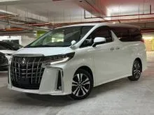 2022 Toyota Alphard 2.5 SC Package MPV 2 POWER DOOR POWER BOOT PILOT SEAT UNREG READY STOCK