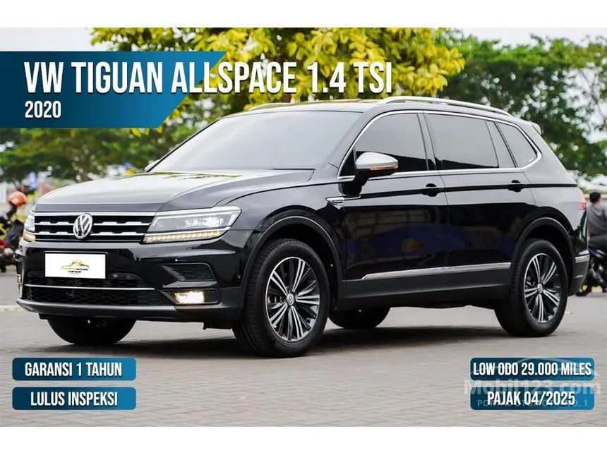 Jual Mobil Volkswagen Tiguan 2020 TSI Allspace 1.4 di Banten Automatic SUV Hitam Rp 315.000.000