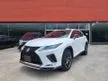 Recon 2022 Lexus RX300 2.0 F Sport SUV - Grade 5A - Red Leather, 4 Camera, Sunroof, Head Up Display - Cars for sale