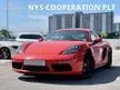 Recon 2019 Porsche Cayman S 718 2.5 Turbo Coupe Unregistered Bose Sound System Sport Chrono With Mode Switch Sport Exhaust System Porsche Active Suspensio