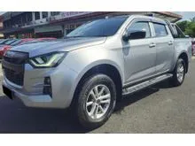 2022 ISUZU D-MAX DOUBLE CAB 1.9 A TURBO INTERCOOLER VGS 4WD (AT) (4X4) - (GOOD CONDITION) MECURY SILVER 6E-AT 36,000KMS