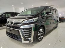 2018 Toyota Vellfire 2.5 ZG PCS ML-SEAT DIM SB PILOT PBT M-TV 3LED BKT RCA