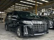 2022 Toyota Alphard 2.5 S-Spec 8-Seater DIM BSM/MPV/FREE 8 YRS WARRANTY