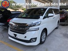 2015 Toyota Vellfire 2.5 X MPV ACTUAL YEAR MAKE SST INCLUSIVE