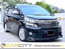 2013 Toyota Vellfire 2.4 Z G Edition MPV LUXURY FULL SPEC PILOT SEAT POWERBOOT BLACK EDITION