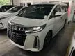 Recon 2020 Toyota Alphard 2.5 SC Sunroof Dim Bsm Free Warranty Unregister