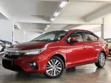 2021/22 Honda City 1.5 V Sedan I-VTEC / HONDA SERVICE RECORD / MILEAGE 47K KM / HONDA WARRANTY TILL 2027 / FULL LEATHER / ORI PAINT / SUPER CARKING