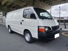 2001 Toyota Hiace 2.4 (M) Panel Van