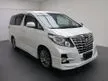 Used 2014 Toyota Alphard 2.4 G 240S Gold MPV TWIN POWER DOOR / PUSH START / REVERSE CAMERA / ANDROID PLAYER / SEMI LEATHER ONE YEAR WARRANTY - Cars for sale