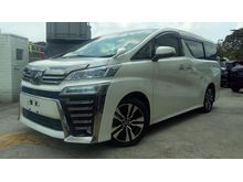 2018 Toyota Vellfire 2.5 ZG EDITION with SUNROOF