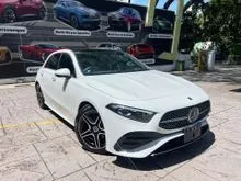 2024 MERCEDES BENZ A180 AMG LINE ( 14K MILEAGE / 5A GRADE ) 360 SURROUND VIEW CAMERA WITH PANORAMIC ROOF