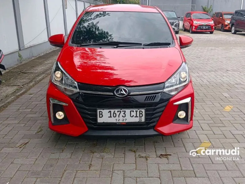 Jual Mobil Daihatsu Ayla 2022 R 1.2 di Banten Manual Hatchback Merah Rp 125.000.000