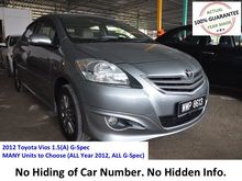 FEW UNITS - 2012 Toyota Vios 1.5(A) G-SPEC