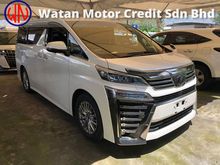 2018 Toyota Vellfire 2.5 Z G Edition MPV ALL TAX INCLUDE 50 SALES TAX DISCOUNT