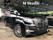 2016 Toyota Alphard 2.5 SC WITH P. CRASH & 5YRS TOYOTA WARRANTY !!!