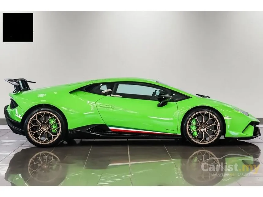 Recon 2018 Lamborghini Huracan  Performante Coupe, Unregistered UK Spec,  Forged Composites with ALA, Sport Bucket Seats 