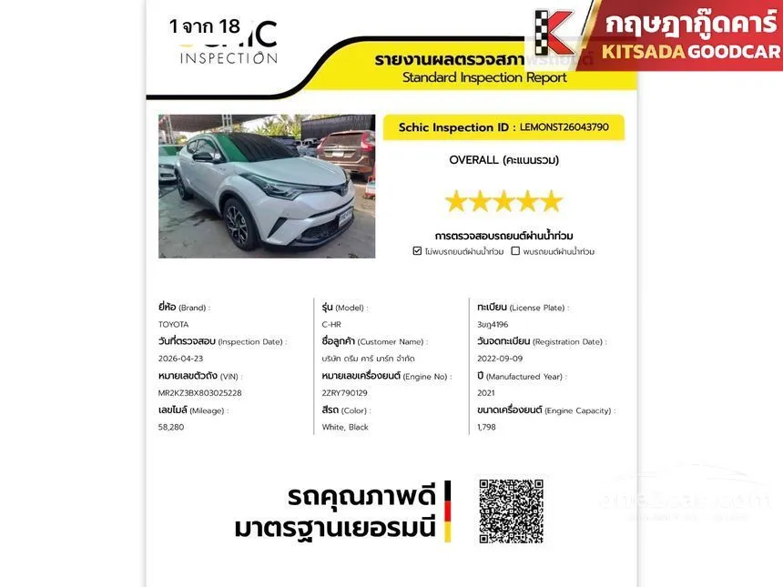 2022 Toyota C-HR HEV Premium Safety SUV