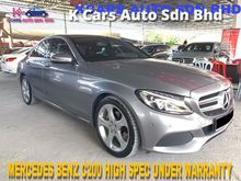 2017 Mercedes-Benz C200 2.0 Avantgarde UNDER WARRANTY HAPSENG STAR