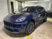 2018 Porsche Macan 2.0 Dark Blue (Sport Chrono, Memory Seat, Pan Roof, Bose Sound, Lane Keeping Assist, Full Leather)