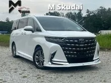 2025 Toyota Alphard 2.5 Z SUNROOF 4CAM 7SEATER 2PD 11K KM 5YRS TOYOTA WARRANTY