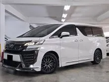 2015/18 Toyota Vellfire 2.5 ZG / FULL SERVICE RECORD / CONVERTED FACELIFT / PILOT SEATS / POWER BOOT / ANDROID PLAYER / SUPER CARKING / 3Y WARRANTY