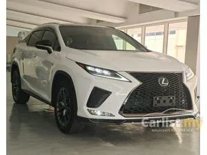 2022 Lexus RX 300 2.0 F Sport SUV AWD, RX300, GRADE 5AB, ORI 27K KM, RED LEATHER, PANORAMIC ROOF, 360 CAMERA, HUD, BSM, 3 LED HEADLAMP