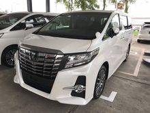 2017 Toyota Alphard 2.5 G S C Package MPV Sunroof