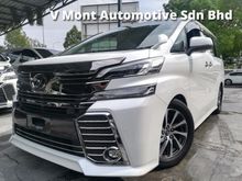 2015 Toyota Vellfire 2.5cc ZG JAPAN SPEC UNREGISTERED