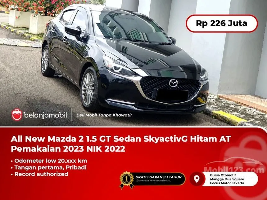 Jual Mobil Mazda 2 2022 1.5 di DKI Jakarta Automatic Sedan Hitam Rp 226.000.000