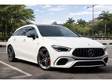 2022 Mercedes-Benz AMG CLA45 S 4MATIC 2.0 SHOOTING BRAKE Wagon, Japan Spec, AMG Bucket Seat, Low Mileage, Unregistered
