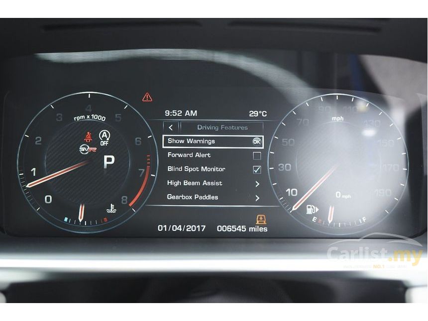 Recon 2016 Land Rover Range Rover Sport SVR New Interface - Carlist.my