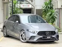 Mercedes-Benz A250 2.0 AMG Sedan FullyConvert A35 AMG Red-Caliper FullServiceRecord 53K OriginalPaint Original AMG-SportRim