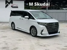 2025 Toyota Alphard 2.5 Z SUNROOF 4CAM 2PD 7SEATER 5K KM 5YRS TOYOTA WARRANTY